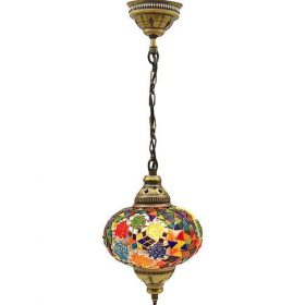 Mozaiková lampa, zmiešané farby