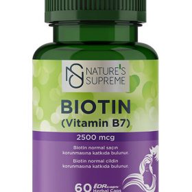 Nature's Supreme Biotin 2500 Mcg 120 Capsules