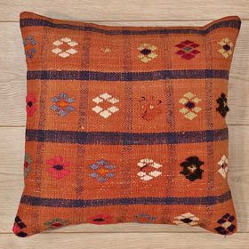 Turkish Cushion - Orange Pillow