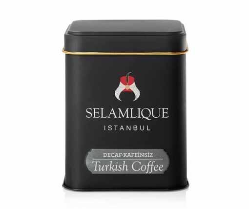 Selamlique Caja de café turco descafeinado, 4.41 oz - 125 g