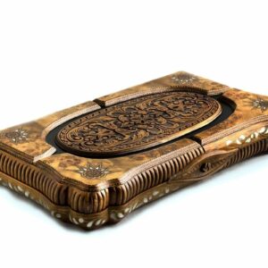 Backgammon Tavla ANTIC Pearl Ottoman Osmanli tugrasi XXL grandi star 166 