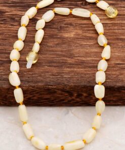 Amber Baby Teeth Necklace 6557