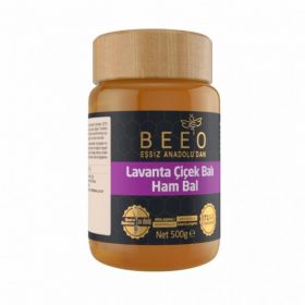 Beeo - Miele di lavanda (miele grezzo), 17.6 once - 500 g
