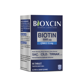 Bioxcin - Biotin Tablet 5000mcg, 60 Tablet