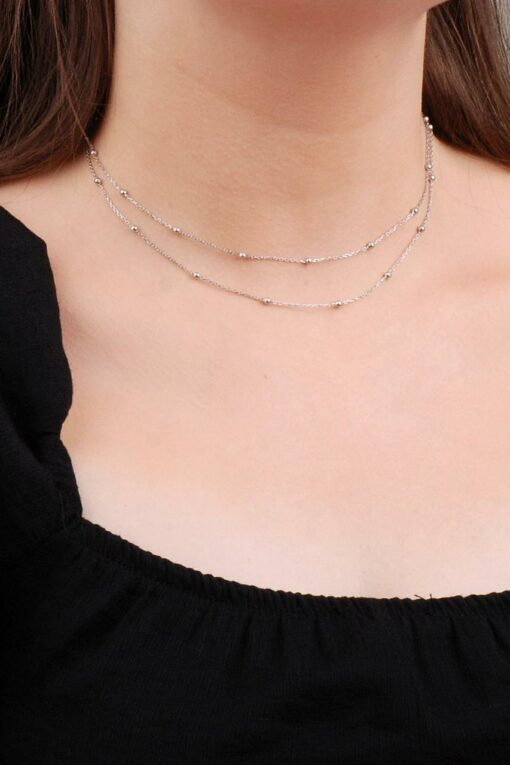 Bulk Silver 75 Cm Chain Necklace 6621