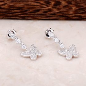 Butterfly Silver Earring 4366
