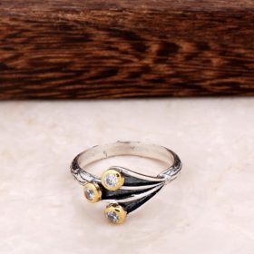 „Claw Design“ sidabrinis žiedas 2879