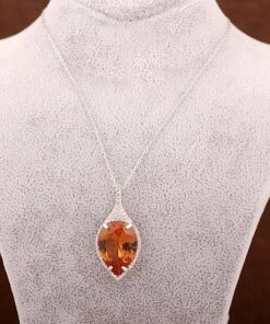 Color Changing Sultan Stone Silver Necklace 3630