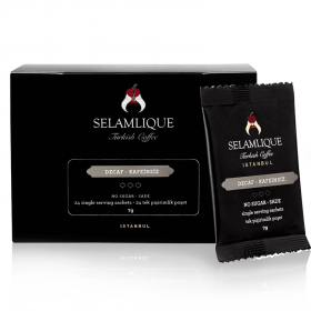 Selamlique Decaf Turkish Coffee Sachets Packs of 24