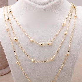Dorica Gold Gilded Silver Necklace 6858