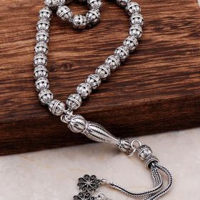 Filigran brodert håndverker Design Silver Rosary 290