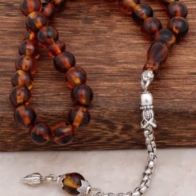 Fossil Scented Amber Rosary 275