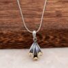 Hammer Tattoo Claw Design Silver Necklace 6499