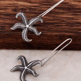 Handmade Silver Earring with Starfish Design 4267