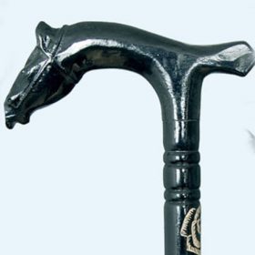 Horsehead Handle, Carving Walking Stick OYM001