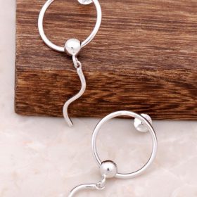 Ivy Design Silver Hoop Earrings 4175