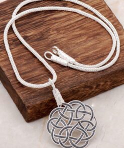 Love Knot Kazaziye Handmade Silver Necklace 1448