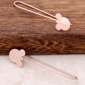 Mickey Mouse Design Rose Silver Earring 1437