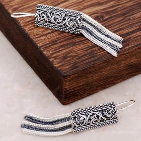 Midyat Hasır Handmade Design Silver Earring 2613