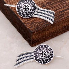 Midyat Hasır Handmade Design Silver Earring 2614
