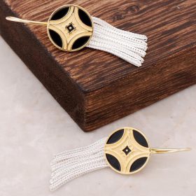 Midyat Hasır Handmade Gold Gilded Silver Earring 2628