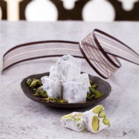 Turkish Delight with Milk and Pistachio, 35.27oz - 1kg