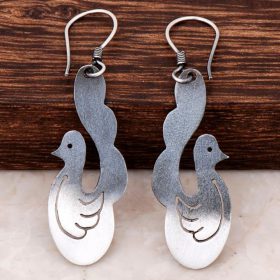 Pigeon Design Handmade Silver Earring 4307