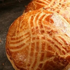 Pogaca  -  4のトルコのおいしいお菓子パン（プレーン）パック