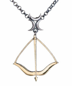 Resurrection Ertuğrul Silver Arrow-Bow Necklace