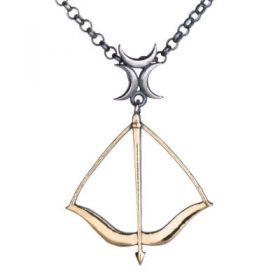 Pagkabuhay na Mag-uli Ertuğrul Silver Arrow-Bow Necklace