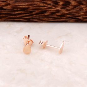 Rose Silver Drop Mini Earrings 4343