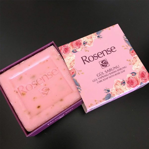 Rosense Turkish Natural Care Soap with Real Rose Leaves | Baklava ...