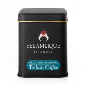 Selamlique-jauhettu turkkilainen kahvilaatikko, 4.41oz - 125g