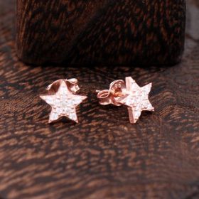 Star Sterling Silver Earrings 2352