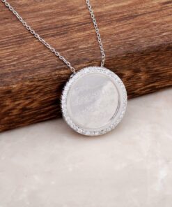 Tamtur Verse Silver Plate Necklace 1216