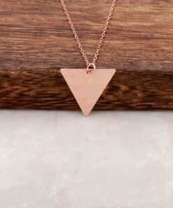 „Trend Triangle Ros Silver“ karoliai 1298