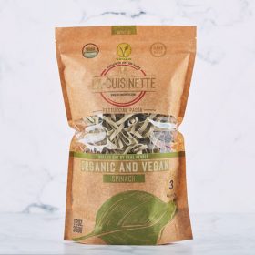 La-Cuisinette, Organic & Vegan Fettuccini with Spinach, 12.34oz - 350g