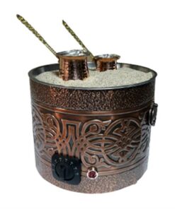 Spiral Model Sand Coffee Machine + 2 Copper Coffee Pots