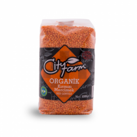 Lentille rouge biologique CityFarm, 35.27 oz - 1000 g