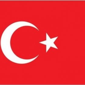 Turkish Flag, 50 x 75 cm