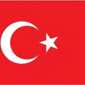 Turkish Flag, 50 x 75 cm
