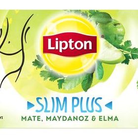Lipton Slim Plus - Чай от мате, магданоз и ябълка, 20 торбички