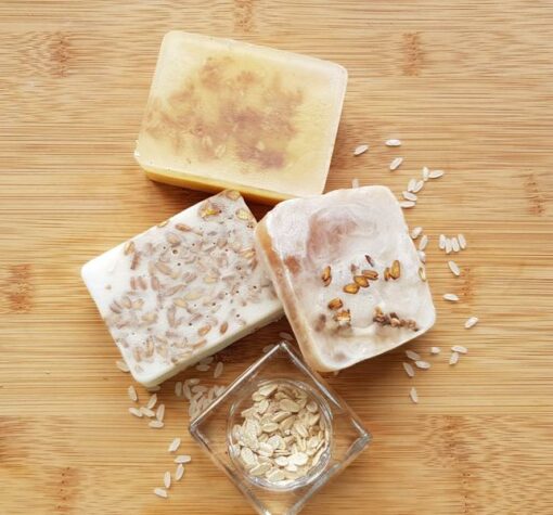 Oatmeal, Honey And Rice Soap
