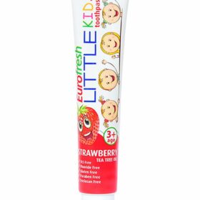 Farmasi Eurofresh 草莓味 3 歲以上兒童牙膏 - 小童裝 6 x 50g