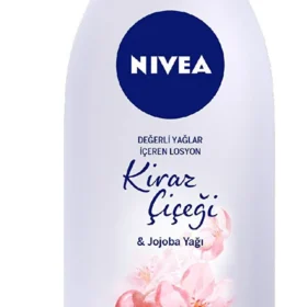 Nivea Body Lotion with Precious Oils Cherry Blossom & Jojoba Oil 400ml,normal/dry skin