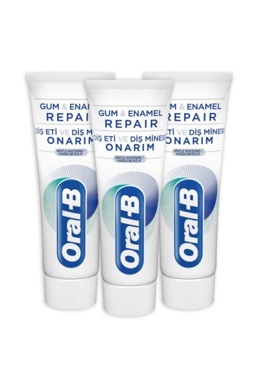 Oral-B 75 ml Gum and Enamel Repair Whitening Toothpaste x3