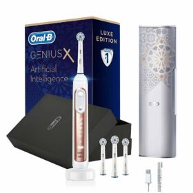 Oral-B Genius X AI Art of Brushing RoseGold Rechargeable Toothbrush