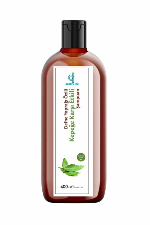 QL Anti Dandruff And Eczema Shampoo Climbazole Keratin B3 Bay Leaf 400 ml