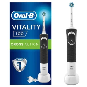Акумуляторна зубна щітка Cross Action Black Vitality 100 Black