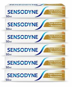 Sensodyne Full Protection And Whitening For Sensitive Teeth 6 x 50ml